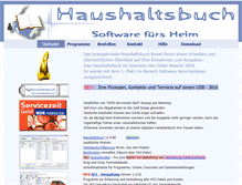 Tablet Screenshot of haushaltsbuch.com